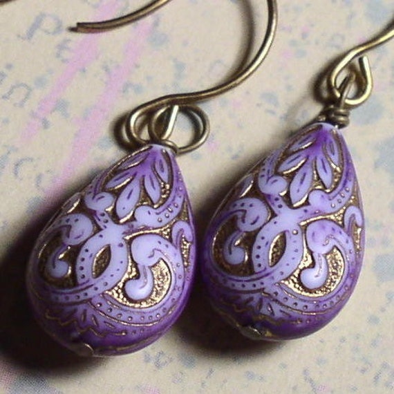 Lilac Empress Earrings