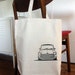 Classic Mini Cooper Boot and Bonnet Tote Bag