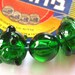 35 Maccabee Beer Bottle Beads .. Eco-friendly Lampwork