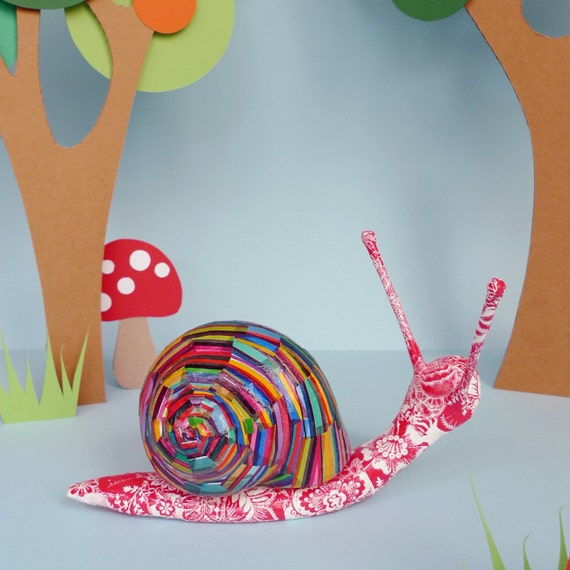 Items similar to Paper Snail Sculpture - Archie on Etsy