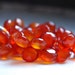 1/2 Strand of Scrumptous Orange Chalcedony brio WHOLESALE PRICE 20.00