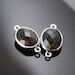2 smokey quartz oval connectors 20.00 ON SALE 18.00 last set