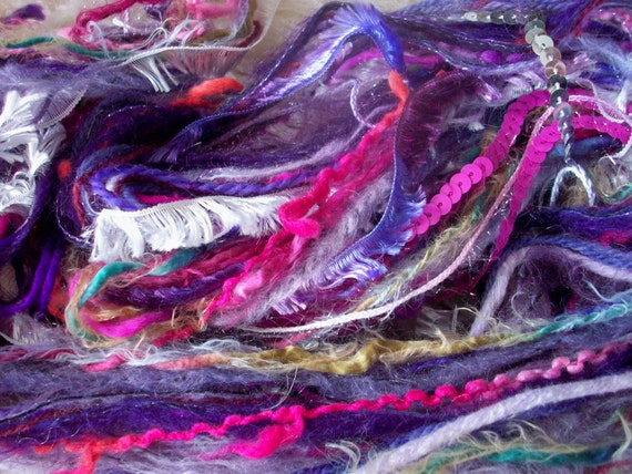 Fiber thread pack purple pink silver minimum 60 by SpinningStreak