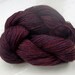 Hand painted Alpaca yarn - chestnut brown