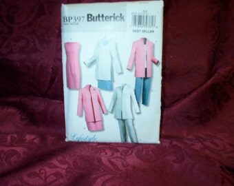 UNCUTButterick BP397 Ladies Dress Jacket Skirt Top Pants Sewing Pattern SEWBUSY12