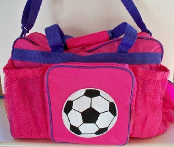 monogrammed soccer bag