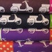 Fat Quarter Echino Fabric Sampler Trio Nico Fabric retro Scooter from Kokka Japanese fabrics