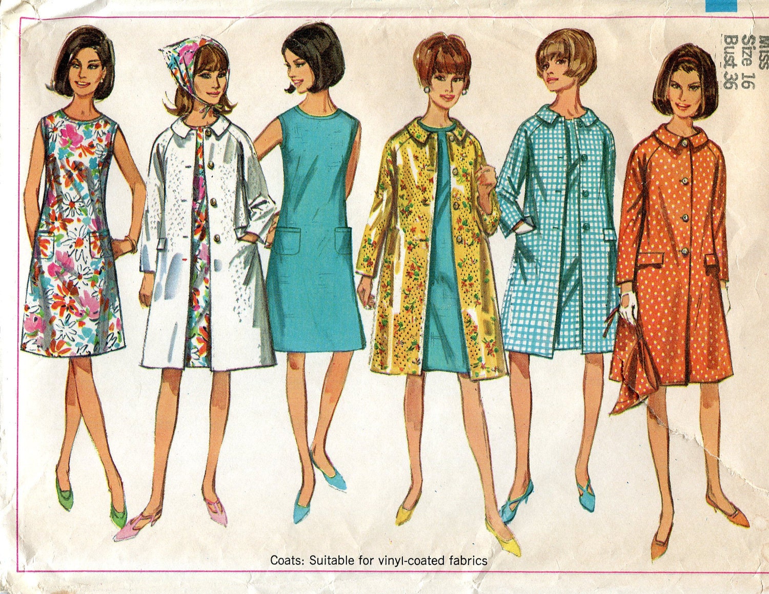 pictures pattern dress Patterns from Dress Vintage sewing pattern 1960s
