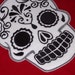 Mexican Day of the Dead Sugar Skull Patch Embroidery