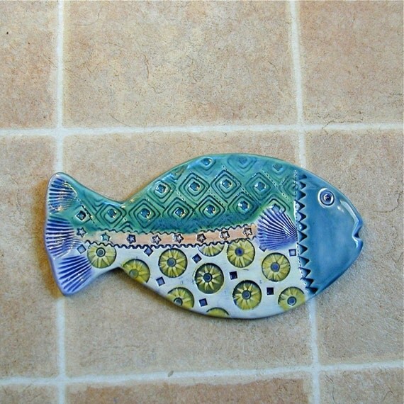 Ceramic Fish wall tile