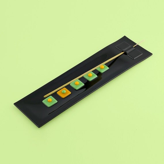 Fused Glass Incense Burner