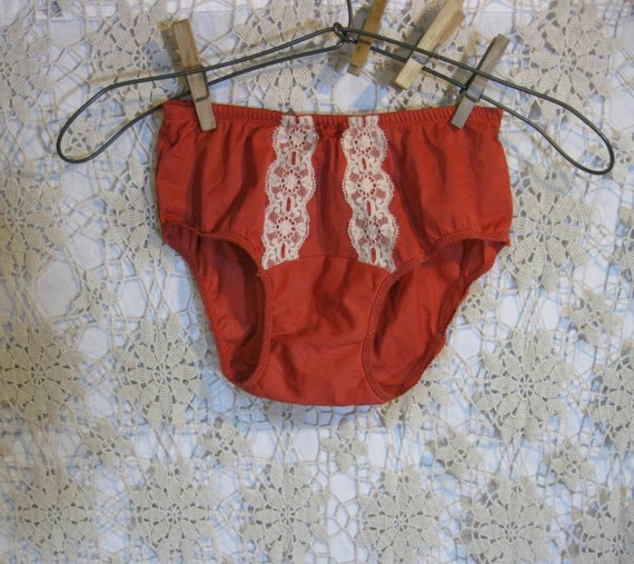 Bikini panties Hot Orange vintage Vanity Fair 60s