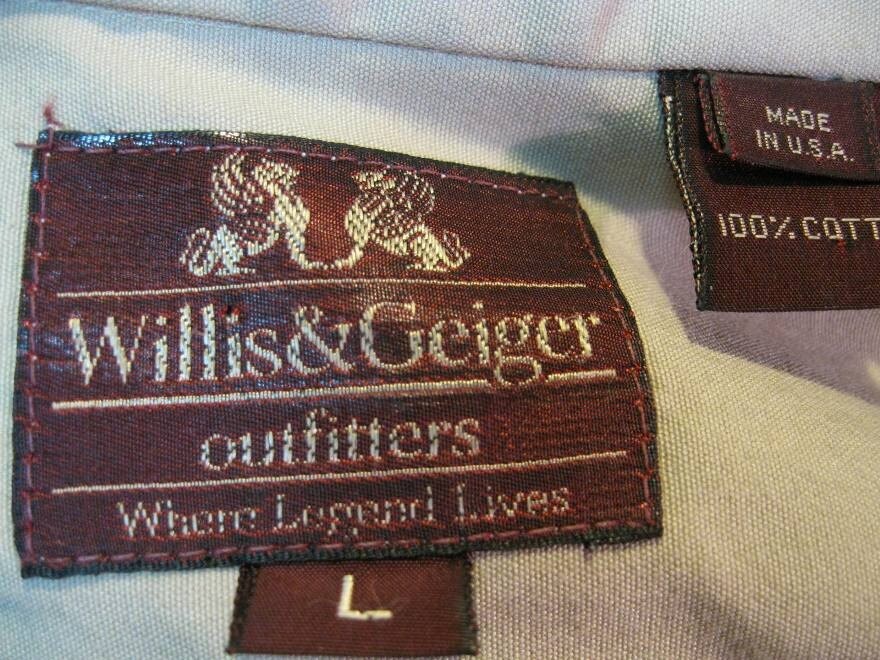 Safari Shirt 70s Willis & Geiger vintage shirt