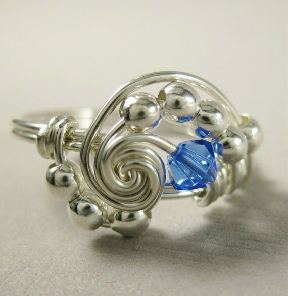 Math Jewelry Pi Personalized Math Ring Wire Wrapped