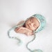 Newborn baby hat with earflaps photography prop
