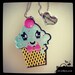 Brooch only printed laser cut ''BIG CUPCAKE'' Kawaii