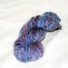 Bulky Yarn - Yarn Sale - Hand Spun Yarn, Hand Dyed, Merino Wool, Lavender and Blue - 2 Ply Yarn , Doll Hair 4 Oz. 40.4 Yards