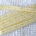 Vintage Yellow Embroidered Trim- 2 yards- dainty and sweet