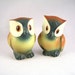 Vintage Owl Salt & Pepper Shakers Japan