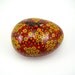 Vintage Egg Trinket Box Painted Bird Flowers