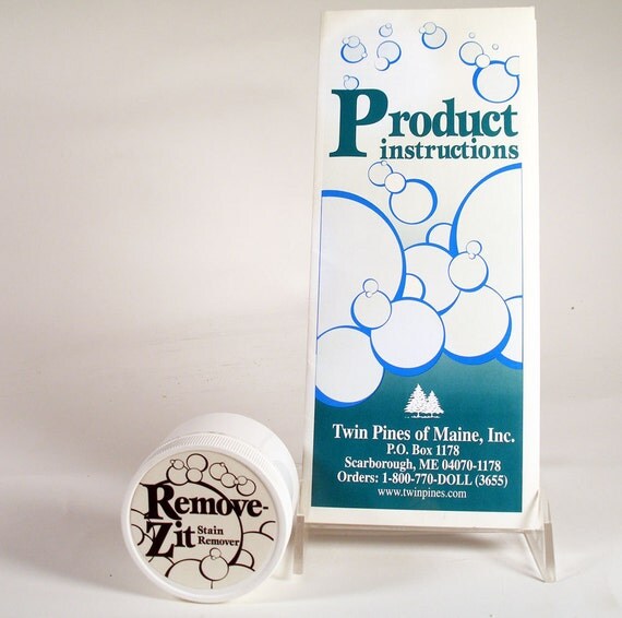 REMOVE ZIT Stain Remover for Dolls and Action Figures