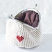 crochet heart coin purse