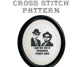 DIY Blues Brothers - .pdf Original Cross Stitch Pattern - Instant Download