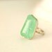 Chrysoprase Sterling Silver Ring