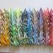Set of 500 Origami 6 inches Cranes Multi color pattern