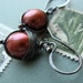 Sangria Pearl Earrings