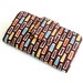 Fabric Wallet - Womens Wallet - Checkbook Cover - ID Window and Zippered Pocket - Spice Chocolate Brown Groove Theory