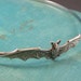 Bat headband vampire silver