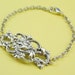 Verona filigree bracelet antique style silver finish