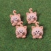 Orange Kitty Cat Cute Novelty Buttons