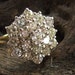 Vintage 18cts Hallmarked Gold and Diamond Cluster Ring 1982