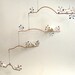 Custom Birds and Beads Hanging Mobile-- Extra-Large, Four-Tiered Hanging Sculpture, Kinetic Scuplture, Birds on Branches