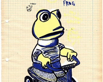 blue frog screen printing