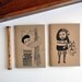 Jornalito - handmade journal set of 2 - Beards pack