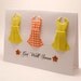 Origami Dress Get Well Soon card