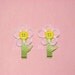 M2MG Boutique Custom Spring Rainbow Daisy Flower Hair Clip - You Pick Colors
