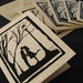 Autumn Kiss - set of 6 note cards