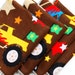 FREE OFFER Child Reusable Cloth Napkins / Wipes - Set of 4- Car Crusher