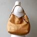 special price - ships as seen within the week - BOHO XL with two outside pockets - large leather hobo - soft and slouchy