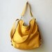 SECOND - ships today as seen - XL HOBO Pack 'three in one' - leather backpack with iPad pocket and zippered pocket