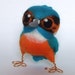 Sale Needle Felted Wild Bird Tweet British Kingfisher