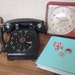 Vintage Rotary Telephone - Black - 1960s Mad Men - Western Electric - Bell System