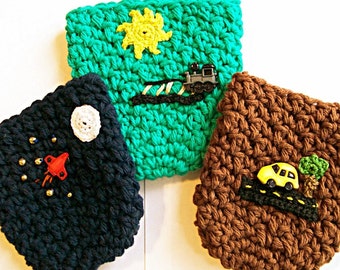 Drink Cozies, Party Favours for Boys