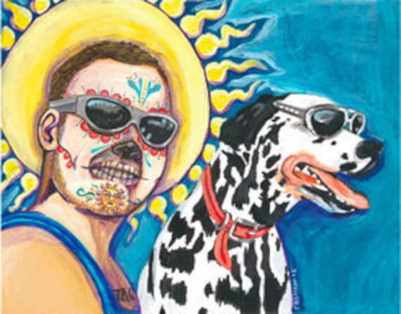 Bradley Nowell and lou dog from sublime original by PuffyWoodson