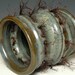Funky Stitched Pottery Vessel