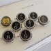 Typewriter Key Brooch/Pin, Numbers 2-9, Recycled Vintage Typewriter Key RESERVED LISTING